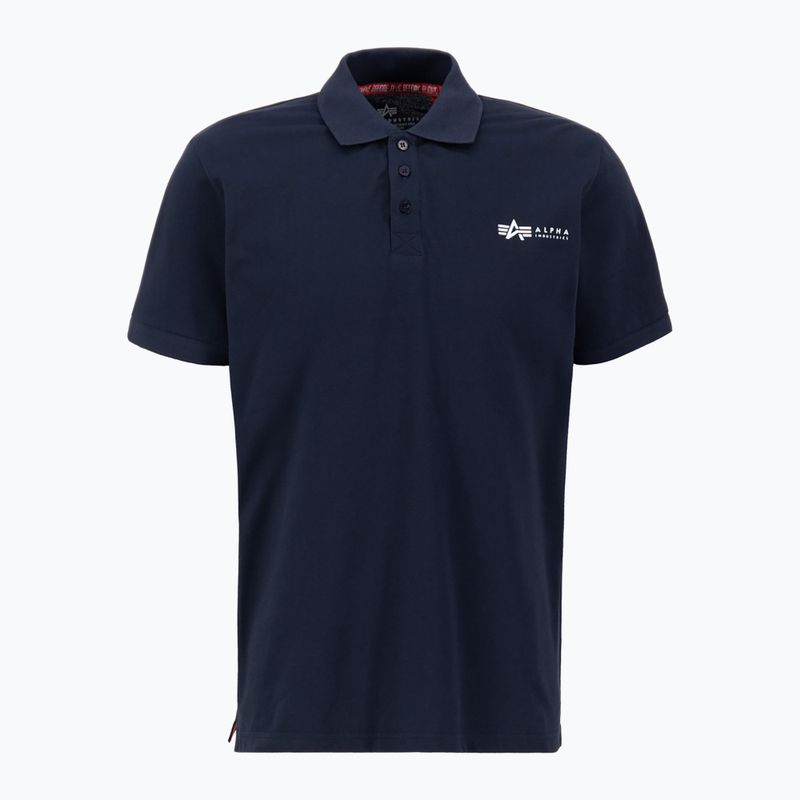 Pánske tričko Alpha Industries Basic Polo Small Logo T-shirt replica blue 2