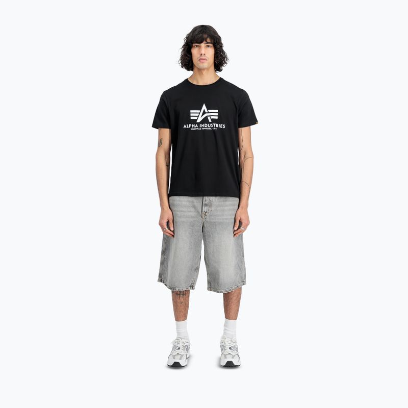 Alpha Industries pánske tričká Basic (2 ks) čierne 2