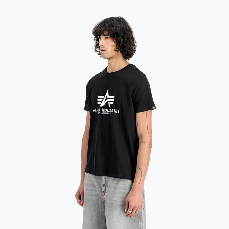 Alpha Industries pánske tričká Basic (2 ks) čierne 4