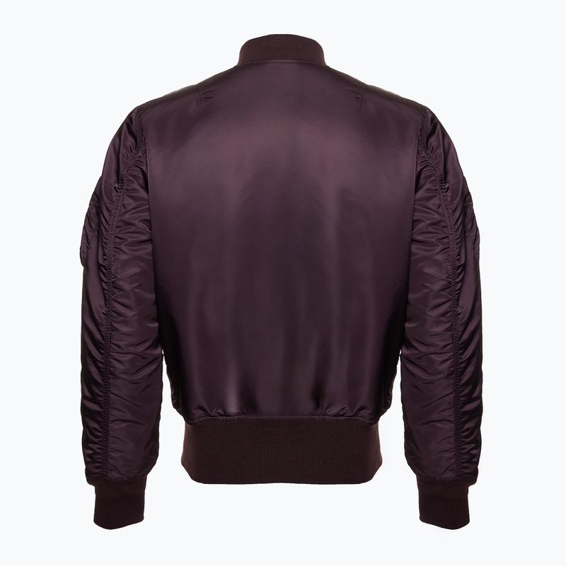 Pánska bunda Alpha Industries MA-1 Heritage plum 2