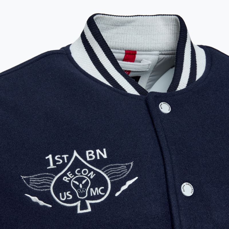 Pánska bunda Alpha Industries Varsity Air Force ultra navy 3