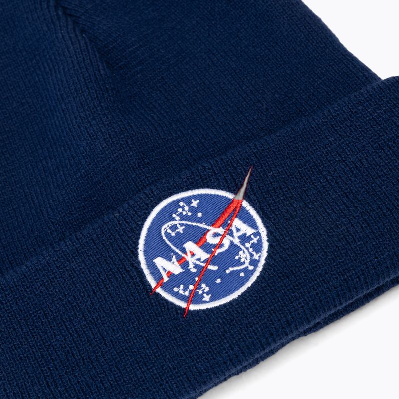 Čiapka Alpha Industries NASA replica blue 2