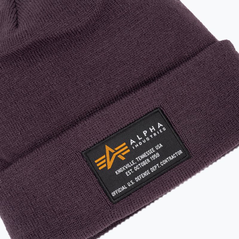 Čiapka Alpha Industries Crew plum 2