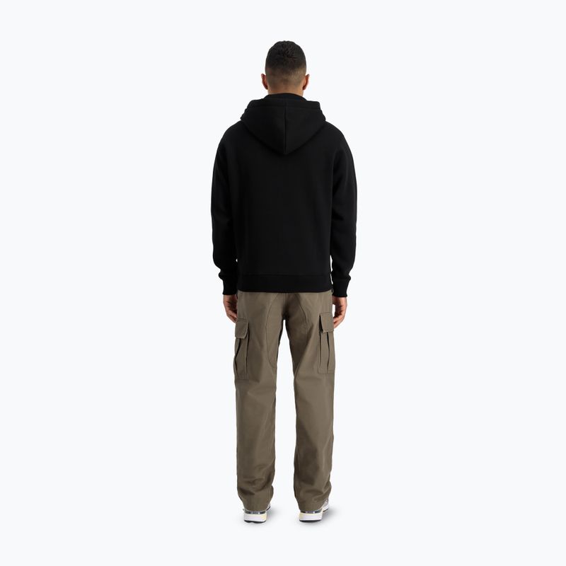 Pánska mikina Alpha Industries Basic Hoodie TPU black/chrome 3