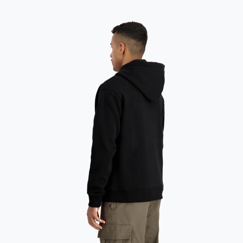 Pánska mikina Alpha Industries Basic Hoodie TPU black/chrome 4