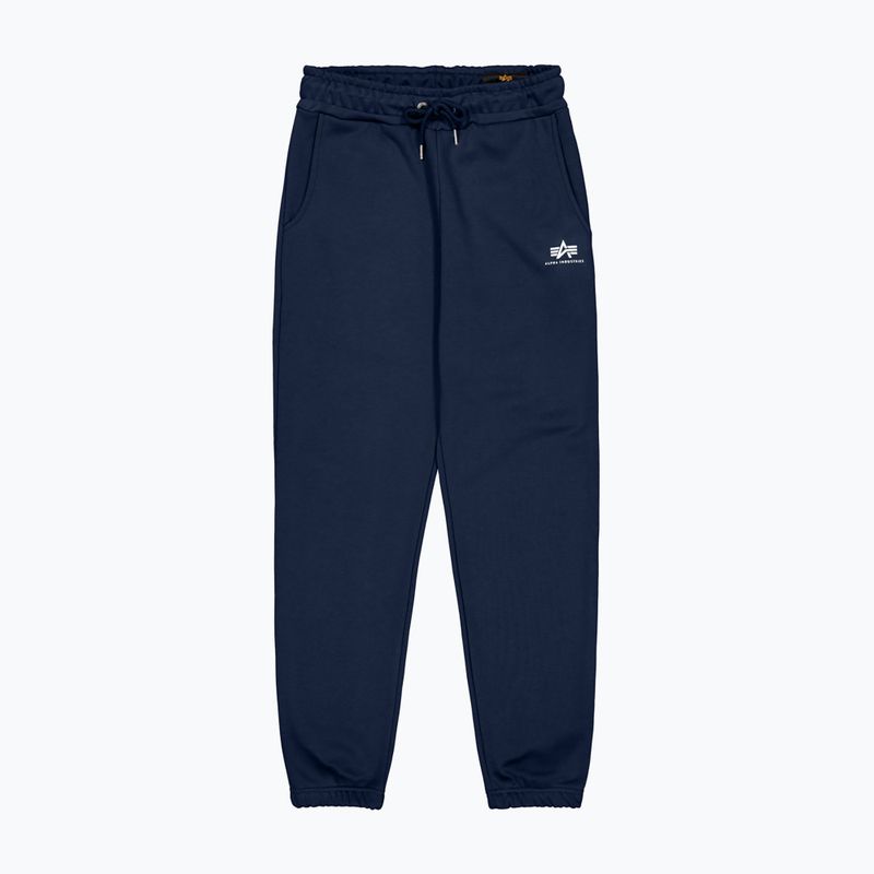 Pánske nohavice Alpha Industries Basic Small Logo II Jogger ultra navy 12