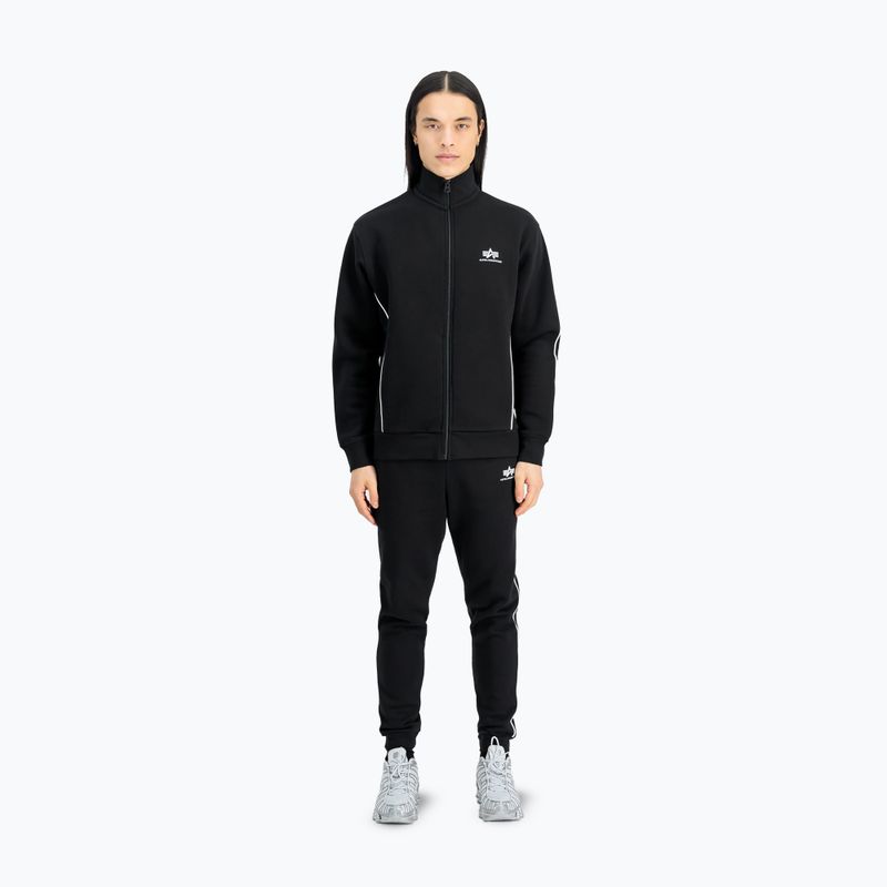 Pánske nohavice Alpha Industries Track Small Logo Jogger black 2