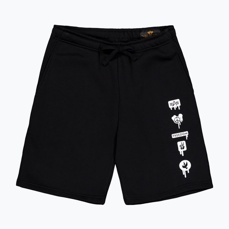 Alpha Industries pánske šortky Freedom Jogger balck 7