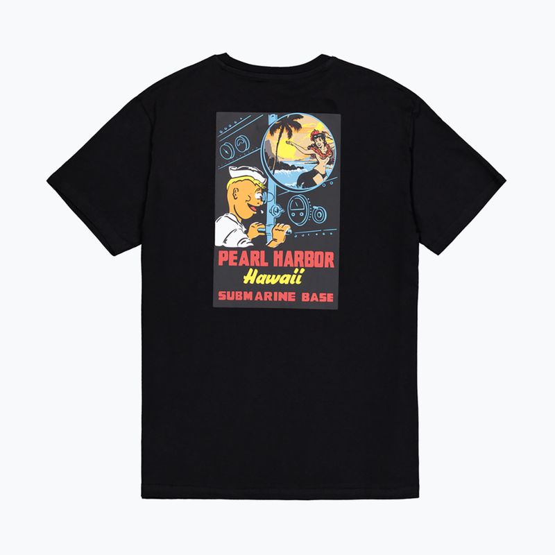 Alpha Industries pánske tričko Pearl Harbor Back Print čierne 8