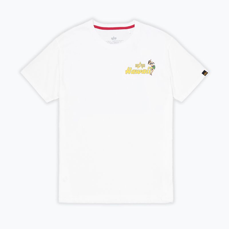 Alpha Industries pánske tričko Pearl Harbor Back Print biela 5