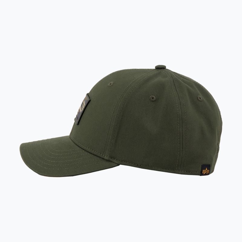 Šiltovka Alpha Industries Crew Camo dark olive 4