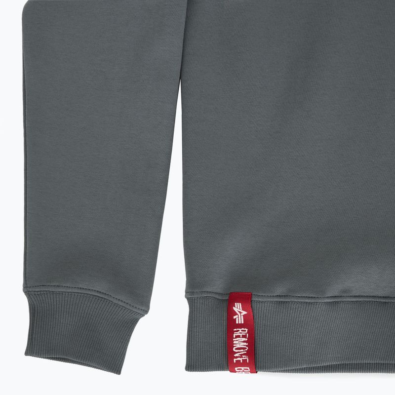 Pánska mikina Alpha Industries Basic Small Logo denim blue 7