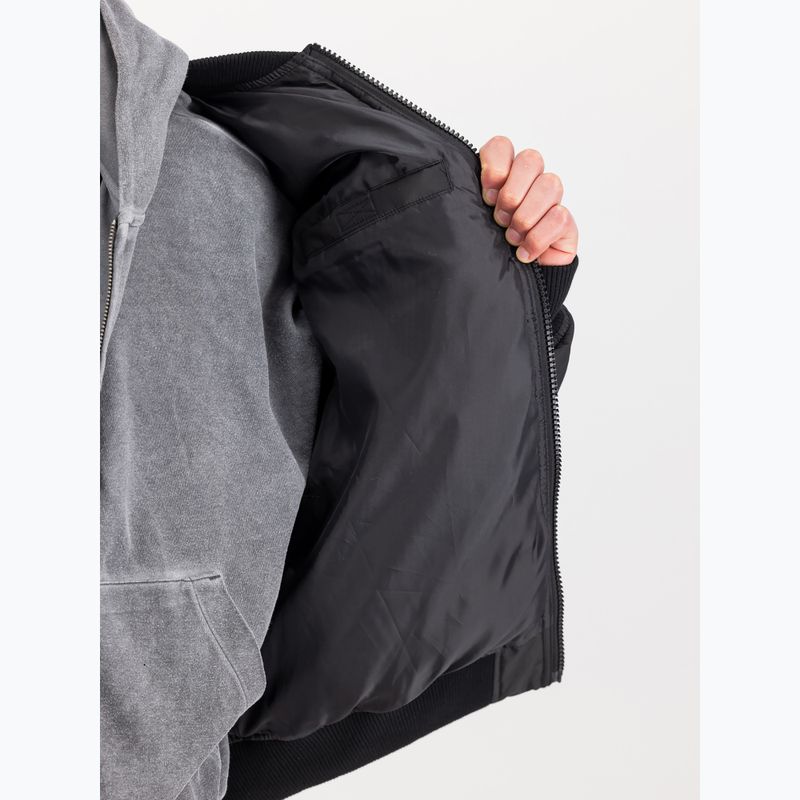 Pánska zateplená bunda Alpha Industries MA-1 Logo Puffer Bomber black 5