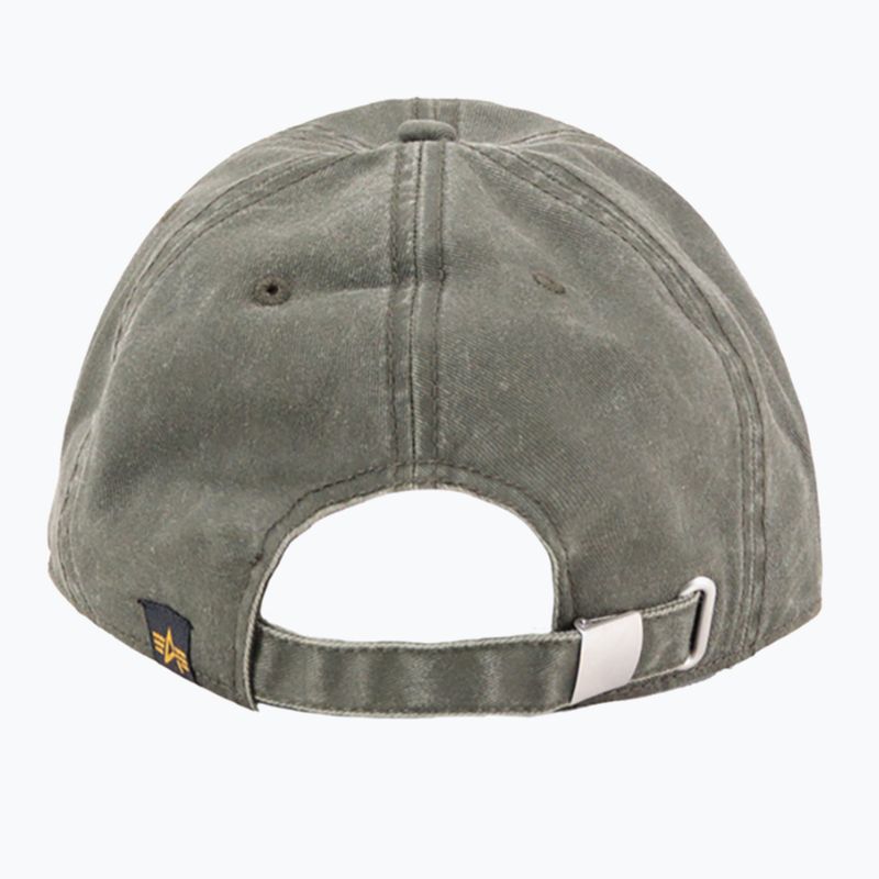 Šiltovka Alpha Industries Acid Logo dark olive 2
