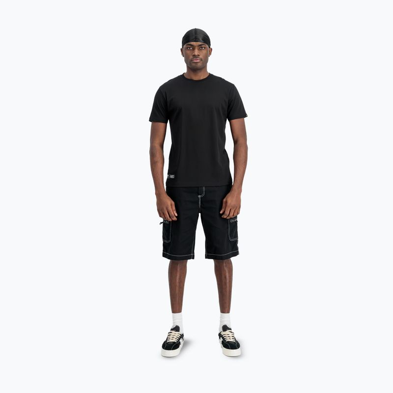 Pánske polo tričko Alpha Industries Label T Back Print black 2