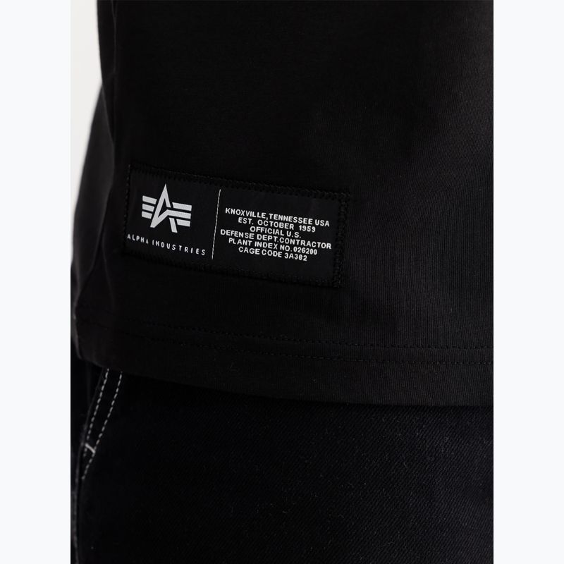 Pánske polo tričko Alpha Industries Label T Back Print black 4