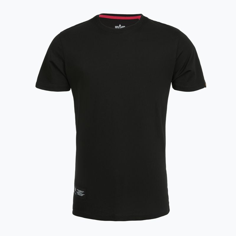 Pánske polo tričko Alpha Industries Label T Back Print black 5