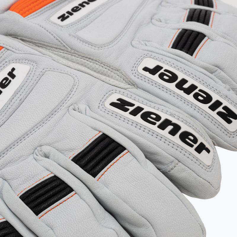 Pánske lyžiarske rukavice ZIENER Guard GTX + Gore Grip PR white 8119 4