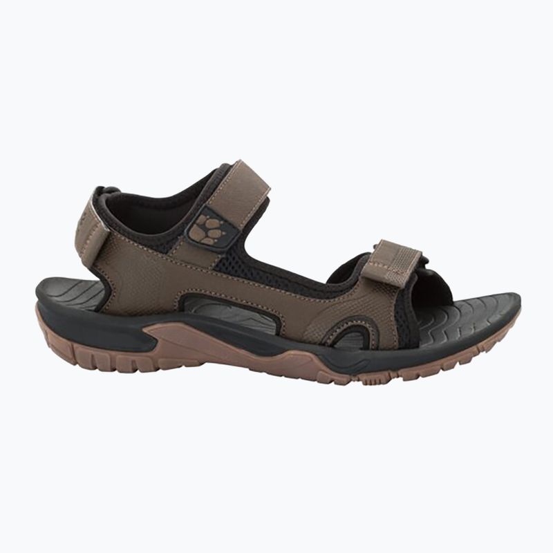 Jack Wolfskin Lakewood Cruise hnedé pánske trekové sandále 4019011 11