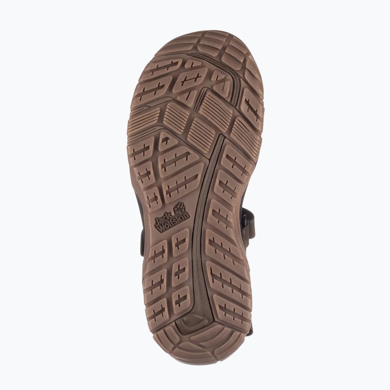 Jack Wolfskin Lakewood Cruise hnedé pánske trekové sandále 4019011 14