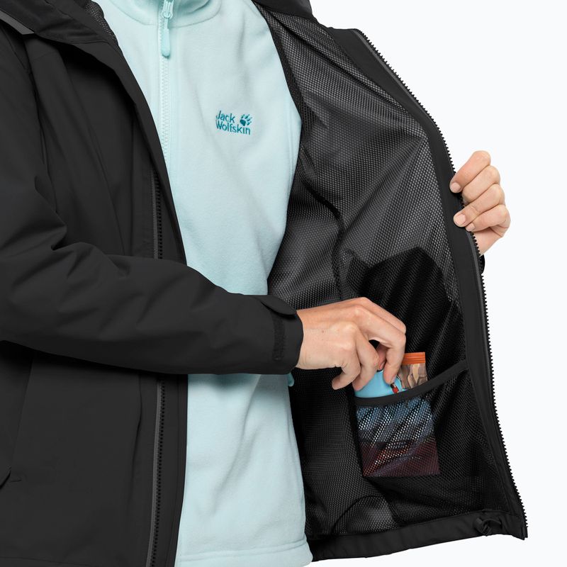 Jack Wolfskin dámska hardshellová bunda Evandale black 1111191_6000 3