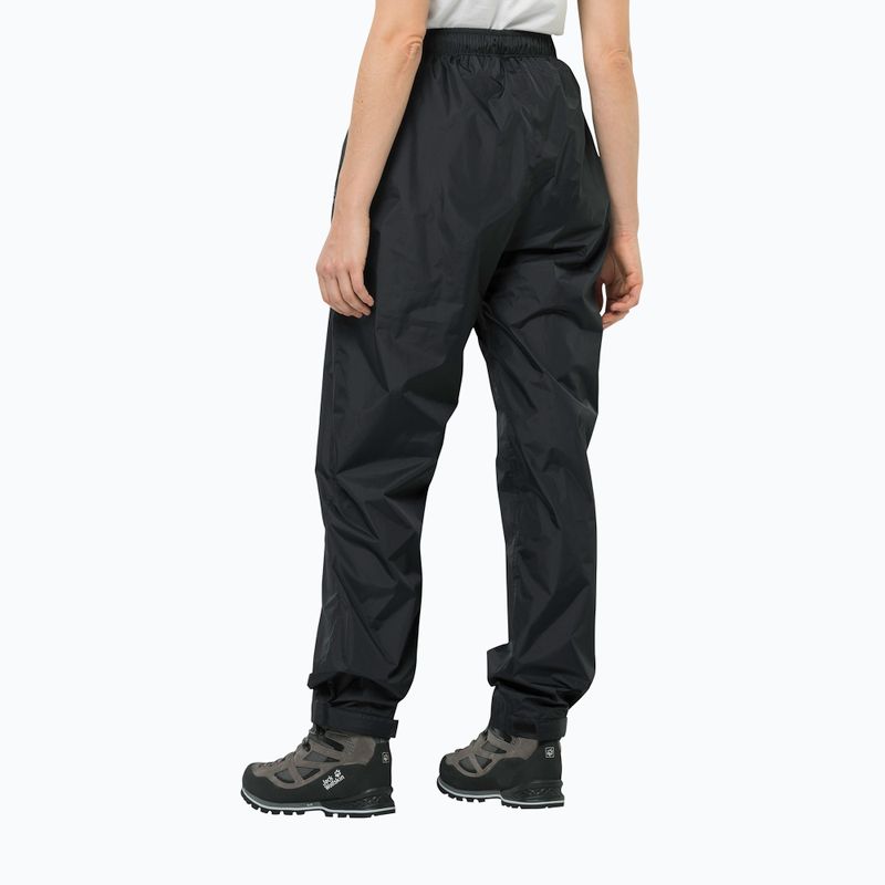 Nohavice do dažďa Jack Wolfskin Rainy Day black 1112741 2