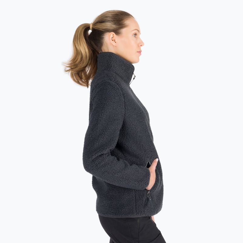 Dámska fleecová mikina Jack Wolfskin High Cloud sivá 1708731 2