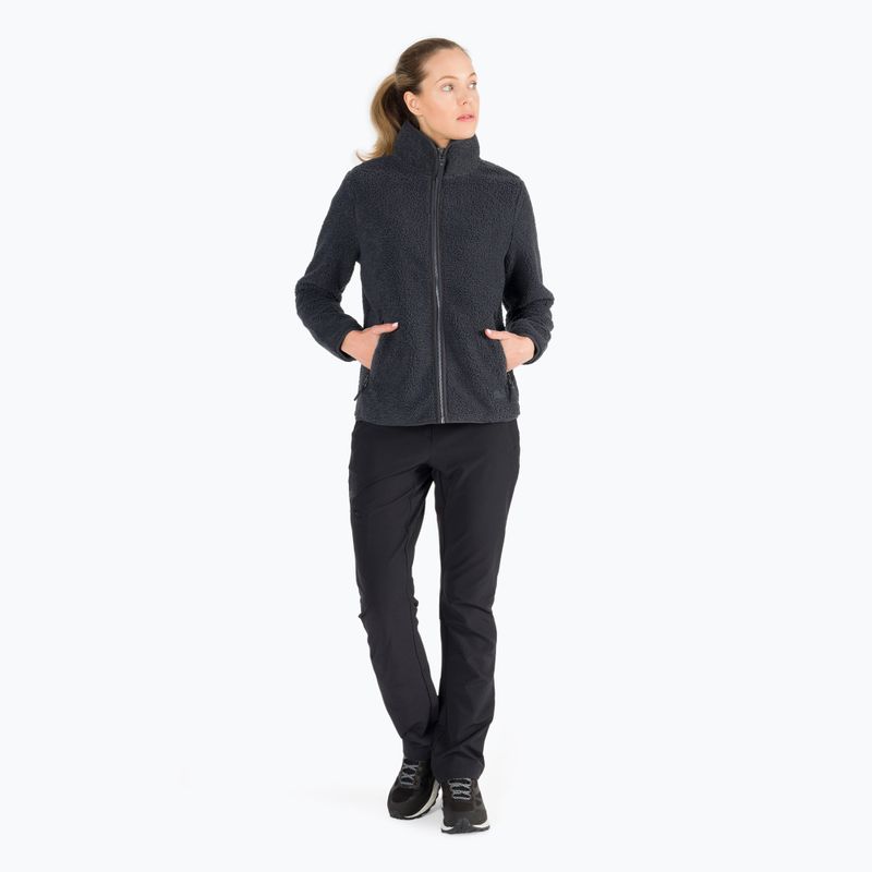 Dámska fleecová mikina Jack Wolfskin High Cloud sivá 1708731 7