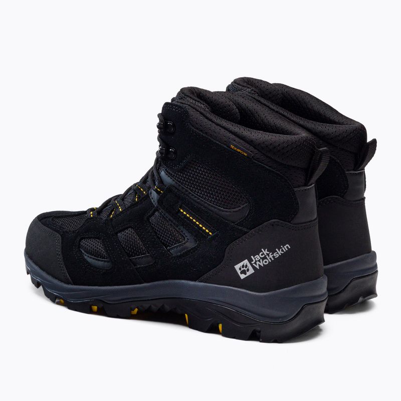Jack Wolfskin pánske trekové topánky Vojo 3 Texapore Mid black 4042461 3