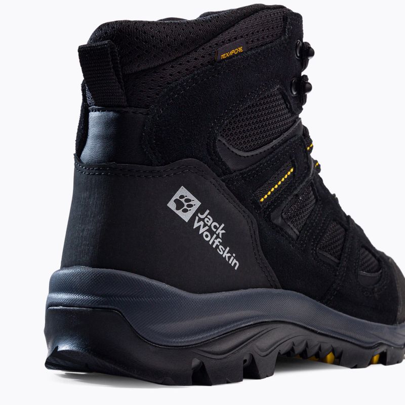 Jack Wolfskin pánske trekové topánky Vojo 3 Texapore Mid black 4042461 7