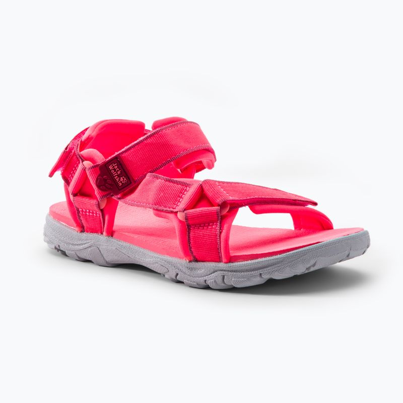 Jack Wolfskin Seven Seas 3 ružové detské trekové sandále 4040061_2172