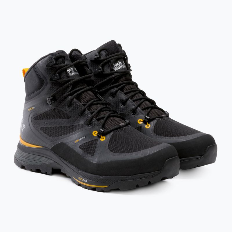 Jack Wolfskin Force Trekker Texapore pánske trekové topánky black 4048601_6055 4