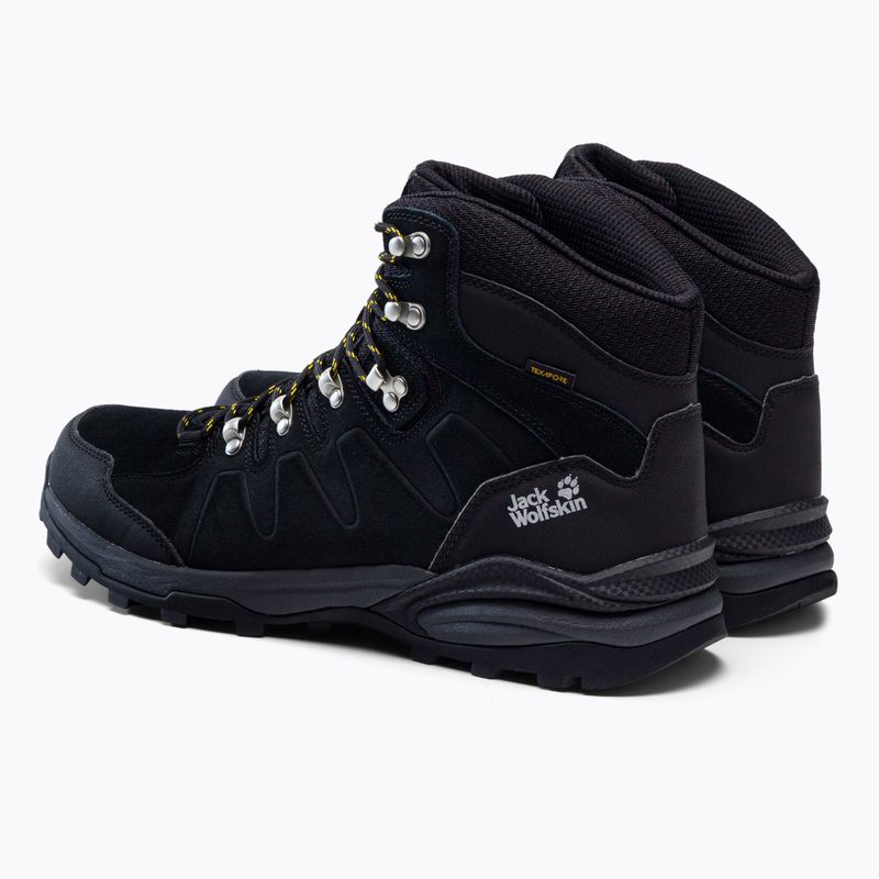 Jack Wolfskin Refugio Texapore Mid pánske trekové topánky black 4049841 5