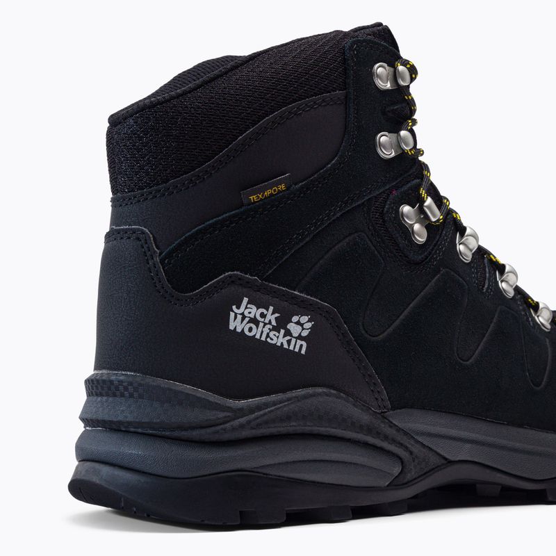 Jack Wolfskin Refugio Texapore Mid pánske trekové topánky black 4049841 7