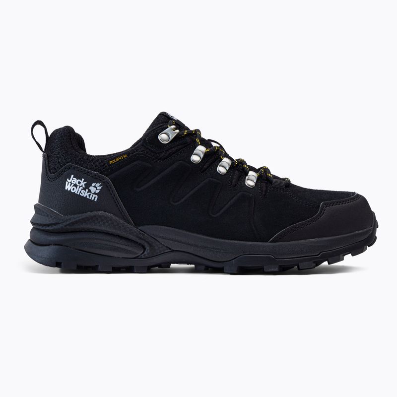 Jack Wolfskin pánske trekové topánky Refugio Texapore Low black 4049851 2