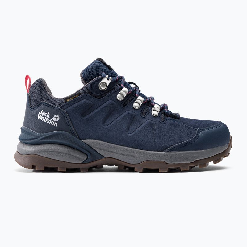 Dámske trekové topánky Jack Wolfskin Refugio Texapore Low navy blue 4050821 2