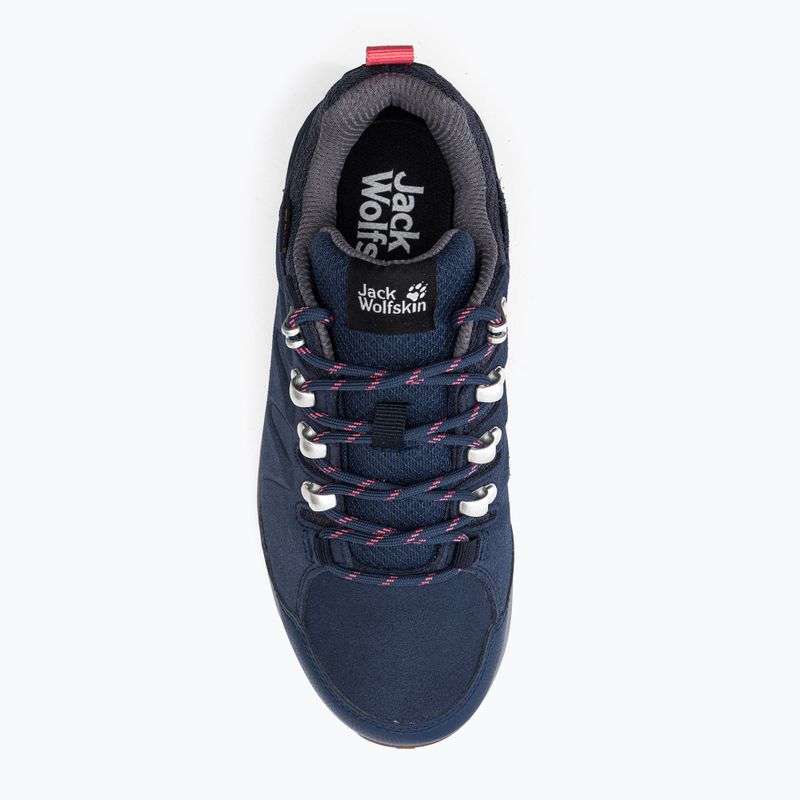 Dámske trekové topánky Jack Wolfskin Refugio Texapore Low navy blue 4050821 6