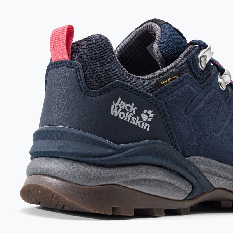 Dámske trekové topánky Jack Wolfskin Refugio Texapore Low navy blue 4050821 8