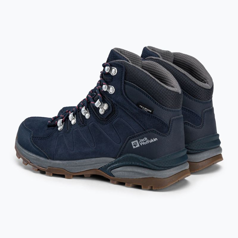 Dámske trekové topánky Jack Wolfskin Refugio Texapore Mid navy blue 4050871 3