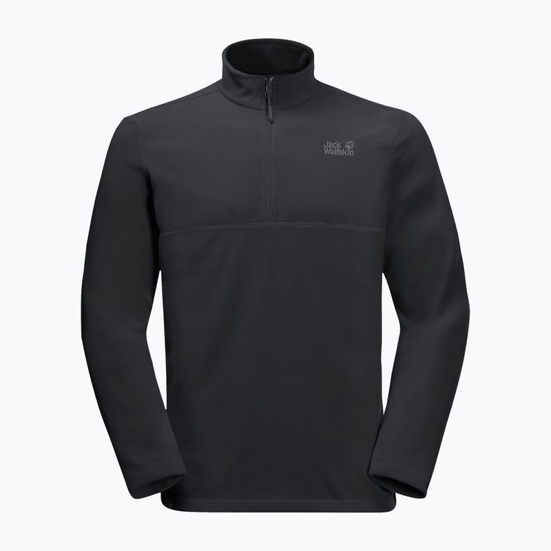 Jack Wolfskin pánska fleecová mikina Gecko black 1709521_6000