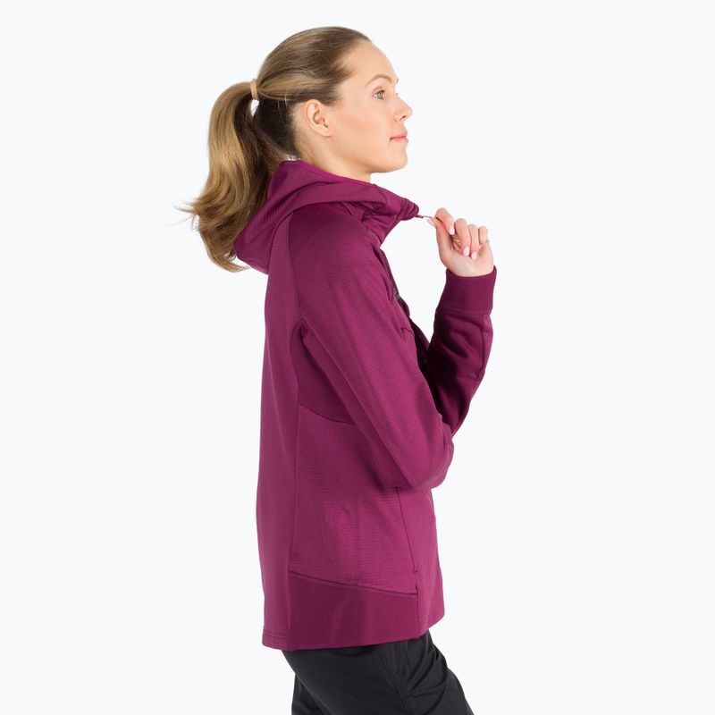 Jack Wolfskin dámska mikina Hydro Grid Fleece ružová 1709911 3