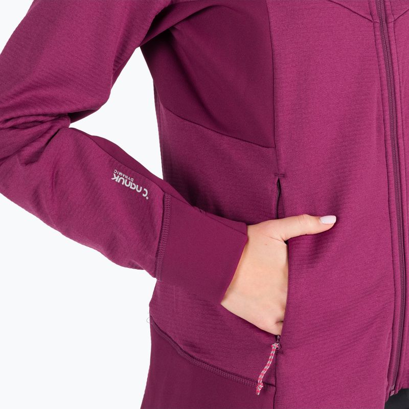 Jack Wolfskin dámska mikina Hydro Grid Fleece ružová 1709911 6