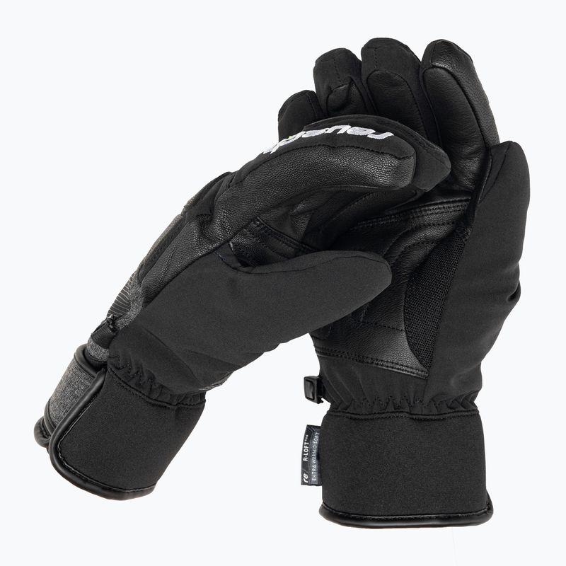 Lyžiarske rukavice Reusch Storm R-Tex Xt black/black melange/neon green
