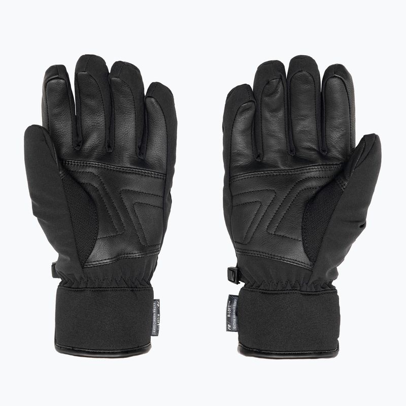 Lyžiarske rukavice Reusch Storm R-Tex Xt black/black melange/neon green 2