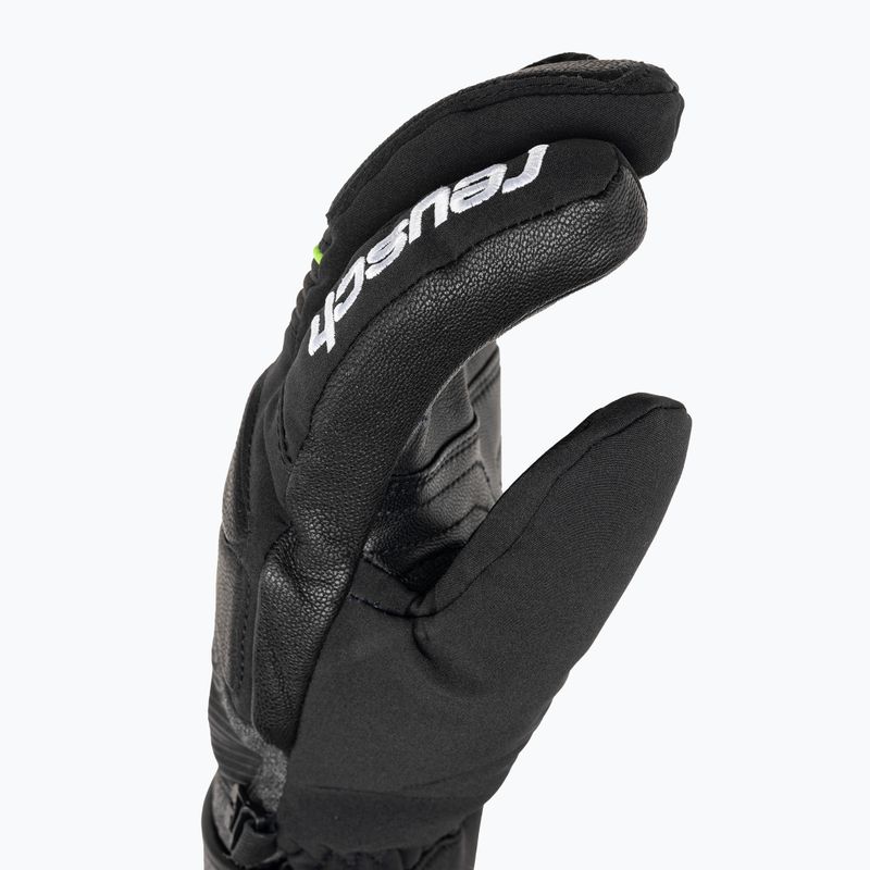 Lyžiarske rukavice Reusch Storm R-Tex Xt black/black melange/neon green 4