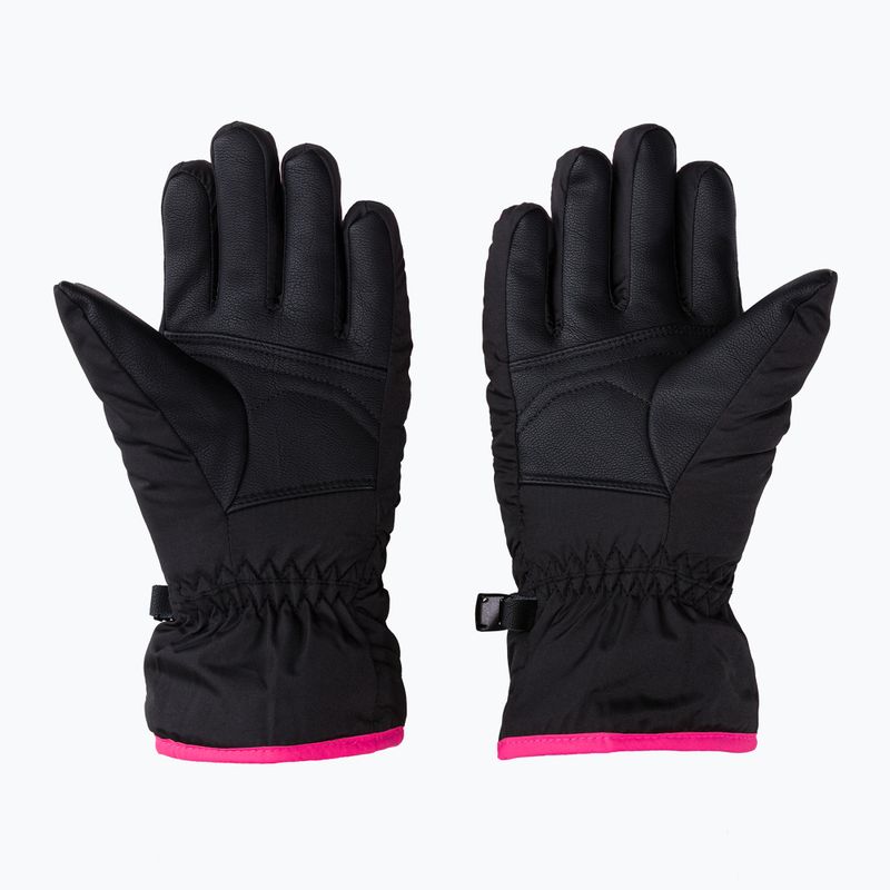 Detské lyžiarske rukavice Reusch Alan black/pink 6/61/115 2