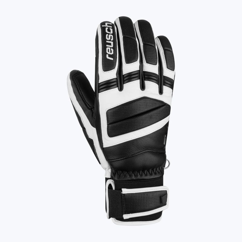 Lyžiarske rukavice Reusch Master Pro black/white 2