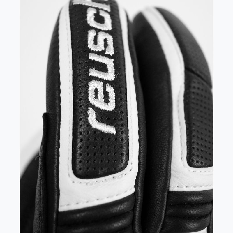 Lyžiarske rukavice Reusch Master Pro black/white 4