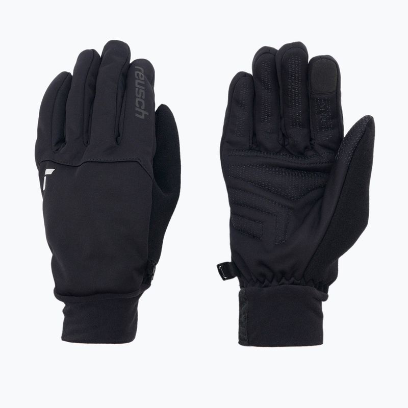 Lyžiarske rukavice Reusch Backcountry Touch-Tec čierne 61/7/159