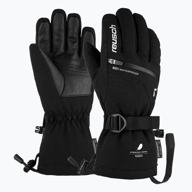 Detské lyžiarske rukavice Reusch Lando čierne R-TEX XT 7